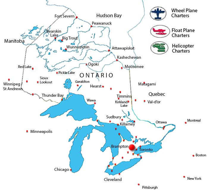 Bramptn Ontario Air Charter Directory